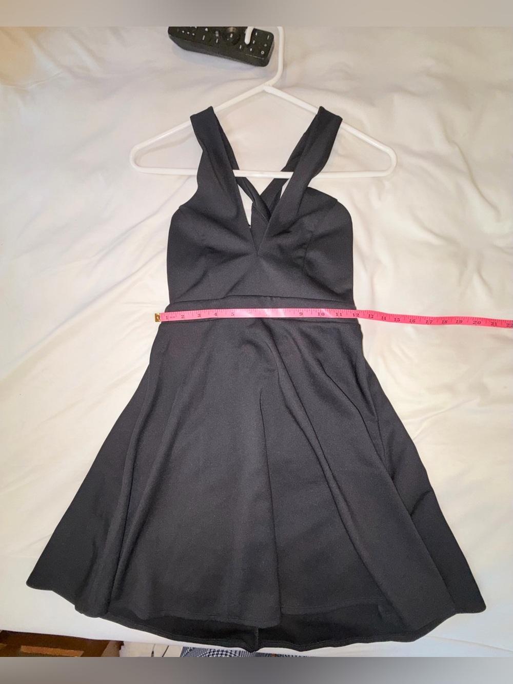 New with Tags Forever 21 Black Fit & Flare Mini Dress - Picture 4 of 7
